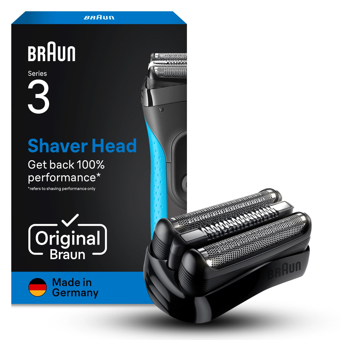 Braun Series 3 Elektrorasierer Scherkopf 21B – ORIGINAL Ersatzscherteil und Rasierer Zubehör – Made