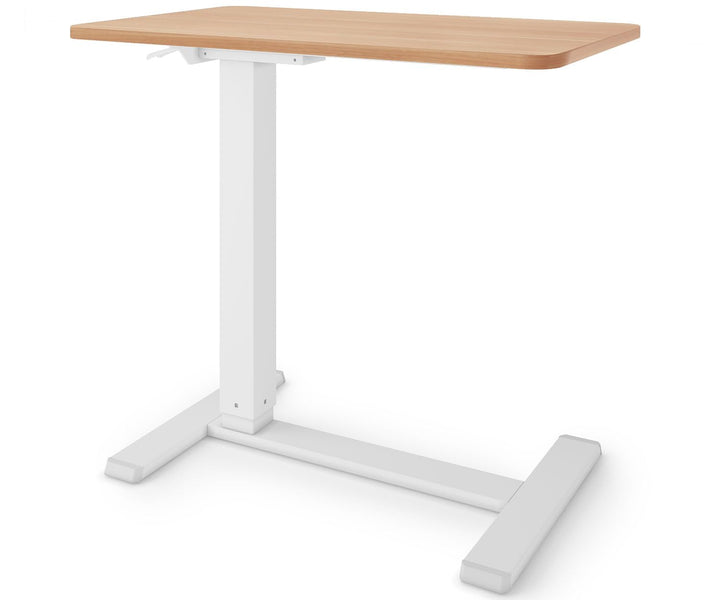 ESMART EACM-121WM 71 x 40 cm Ahorn - Mobiler stufenlos pneumatisch höhenverstellbarer Beistelltisch