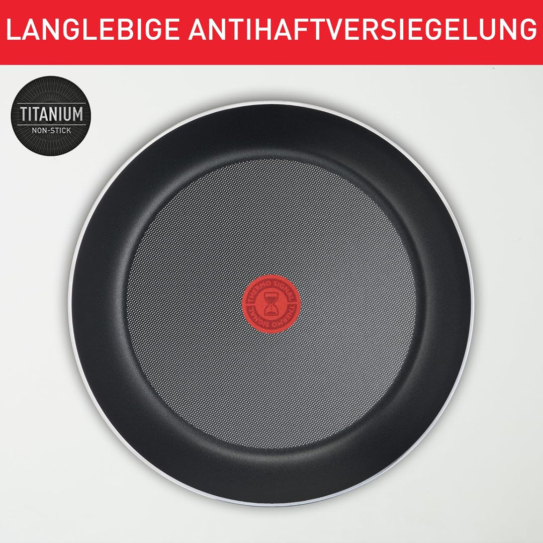 Tefal Ingenio Easy ON Töpfe & Pfannen Set, 20-teilig, stapelbar, abnehmbarer Griff, platzsparend, an