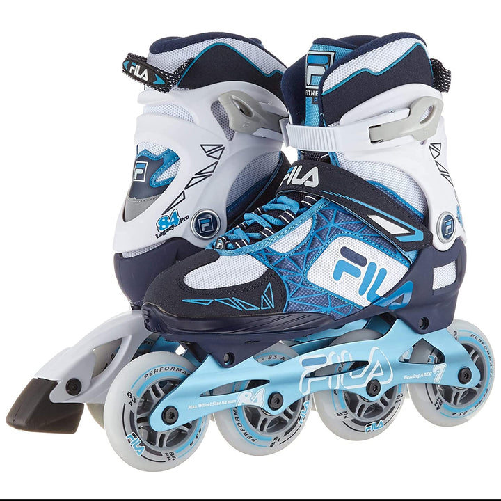 FILA Inliner Damen Legacy Pro 84, Inline-Skates mit Air Flow Belüftungssystem, Rollerblades mit bequ