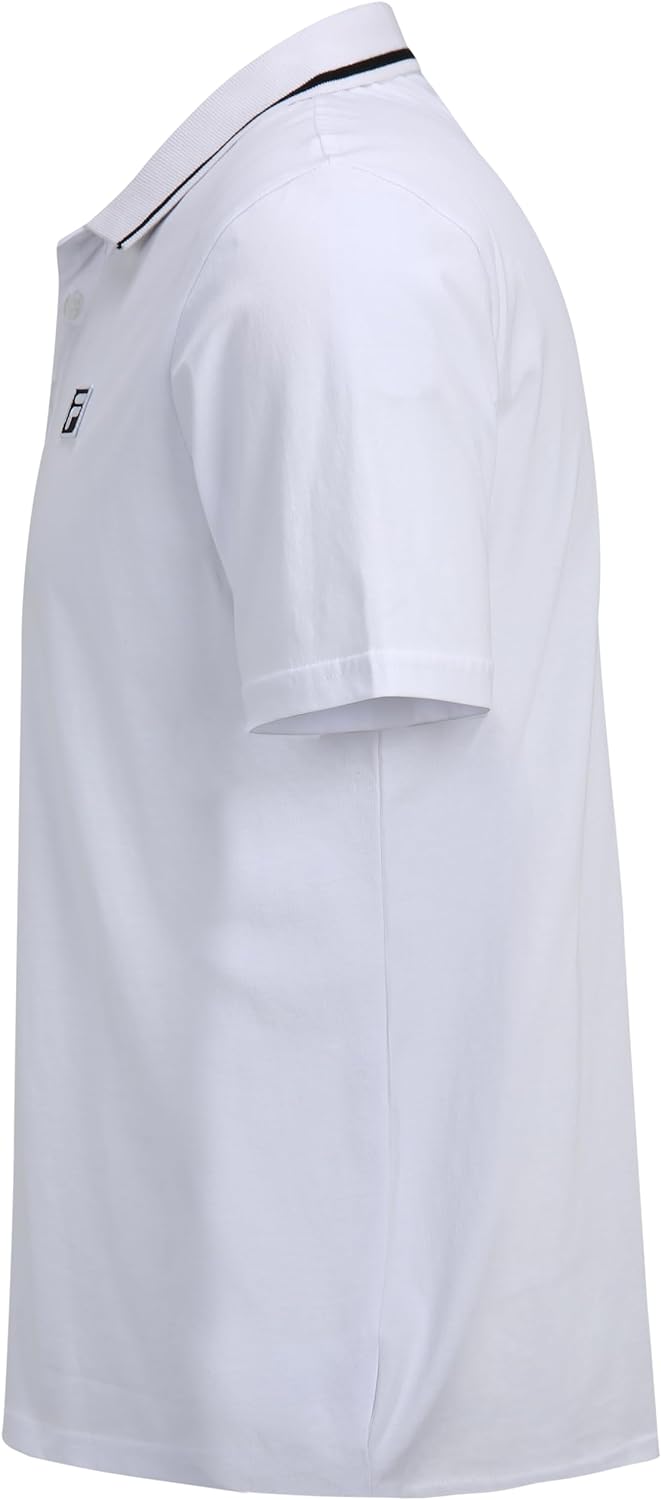 FILA Herren Bucak Polohemd Westlich S Bright White, S Bright White