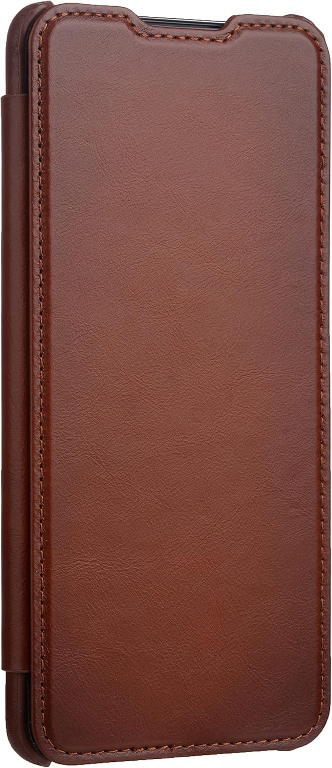 STILGUT Book Case kompatibel mit Samsung Galaxy A42 5G Hülle aus Leder zum Klappen, Klapphülle, Hand