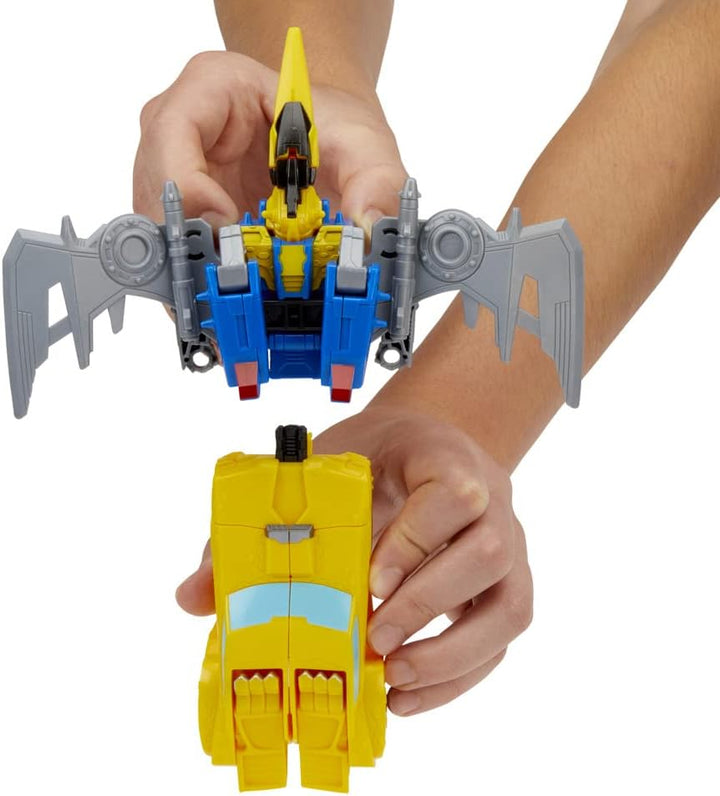 Transformers Bumblebee Cyberverse Adventures Spielzeug Dino Combiners Bumbleswoop 2er-Pack Figuren,