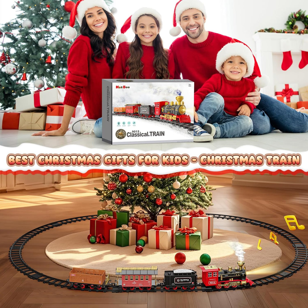 Hot Bee Zug Spielzeug, Eisenbahn Kinder Elektrisch, Weihnachtszug Elektrisch, Weihnachtszug um den B
