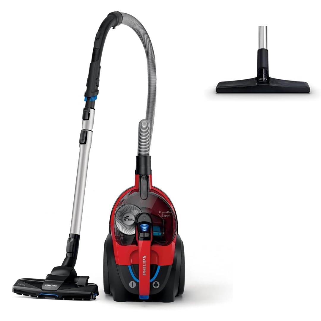 Philips PowerPro Expert Beutelloser Staubsauger – 900-W-Staubsauger mit Allergy H13-Filter und TriAc