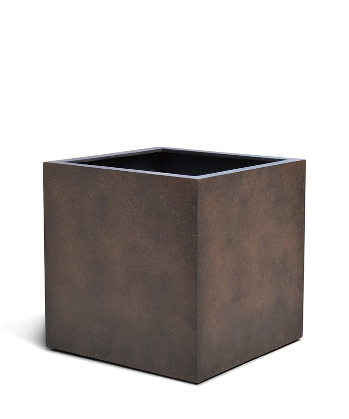 ESCHBACH® Pflanzkübel Cube 60 Rost Braun Quadratisch XL * 60 x 60 x 60 cm * 10 Jahre Garantie 60x60x