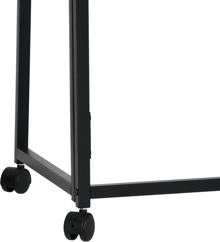 MEUBLE Cosy Klapptisch mit Rollen, Multifunktionaler Faltbar Tisch für Wohnzimmer, Einfacher Aufbau,