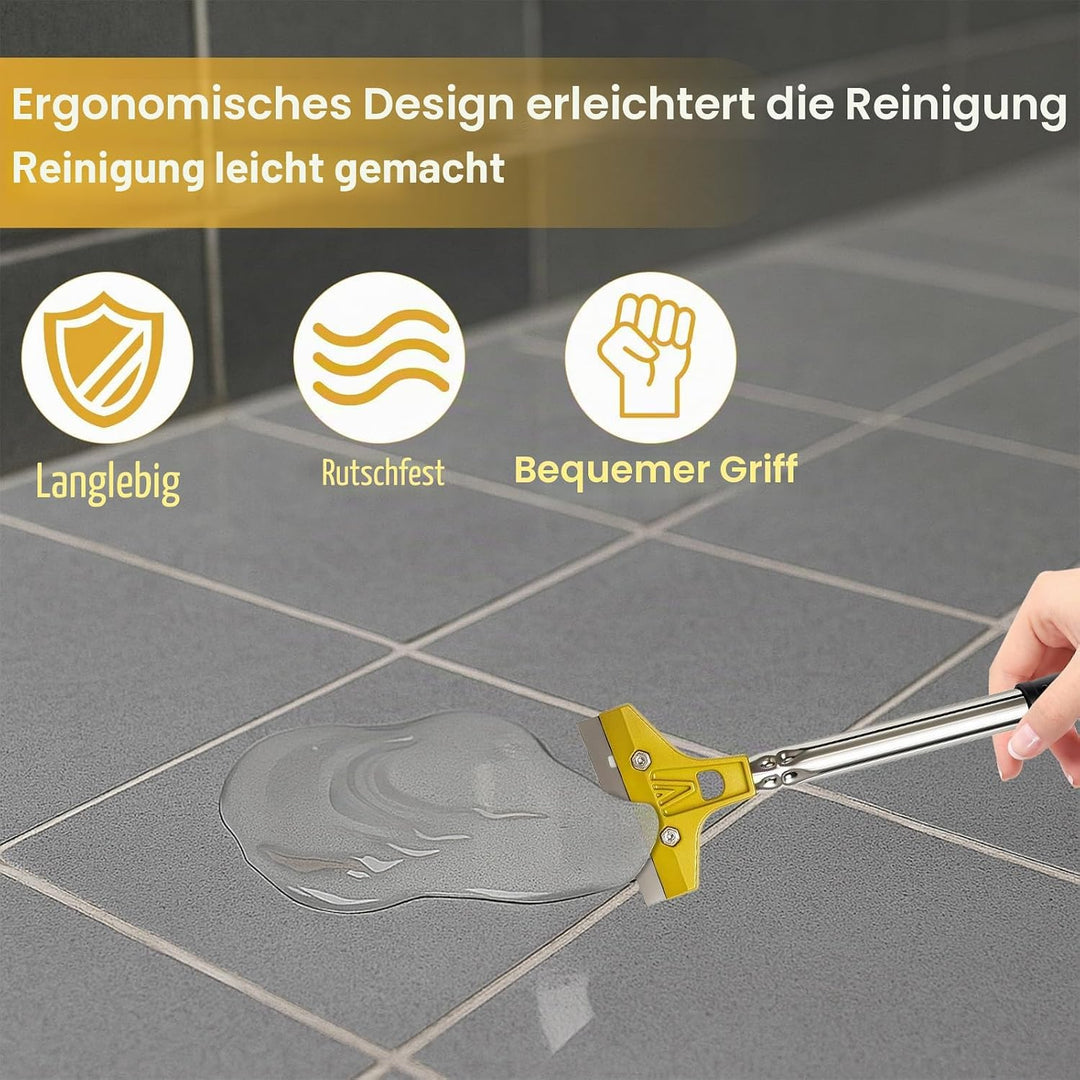 Tapetenentferner Set, 2 Stück Tapetenschaber mit 20 Ersatzklingen, Fensterschaber mit Gummigriff und