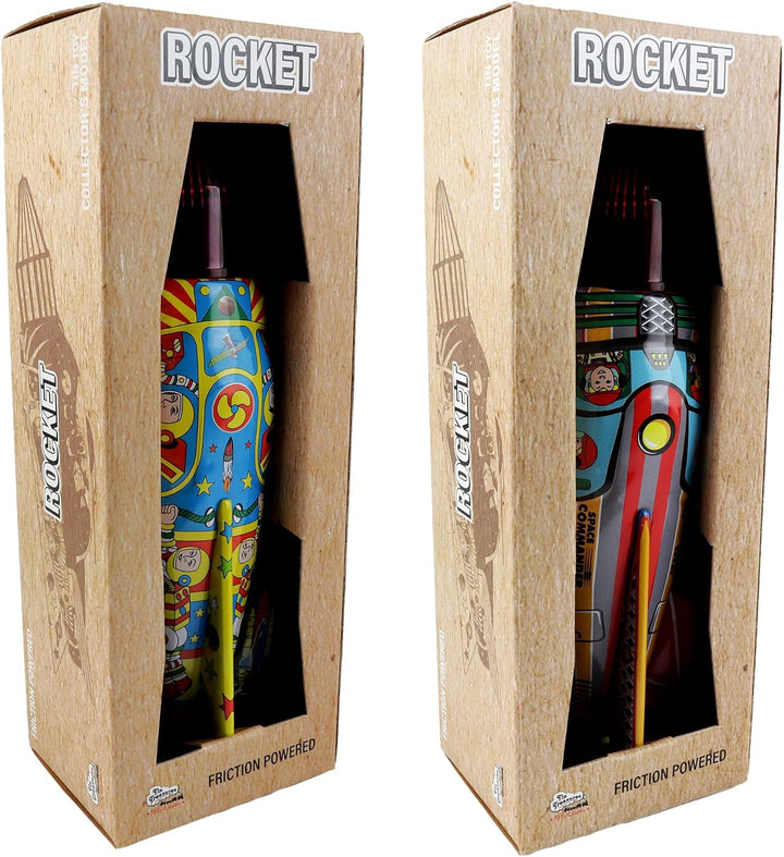 Freak Scene Space Blechspielzeug Rakete Set Raumschiff Blechrakete BS0598-101, BS0598-101