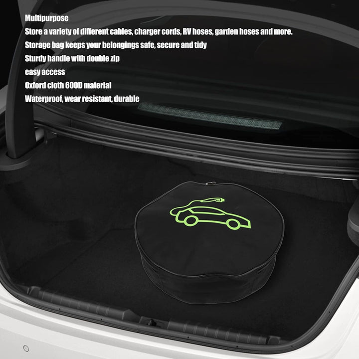 Aufbewahrungstasche, EV-Kabeltasche, Wasserabweisend, Grosse Kapazität, Ladekabel für Elektroautos,