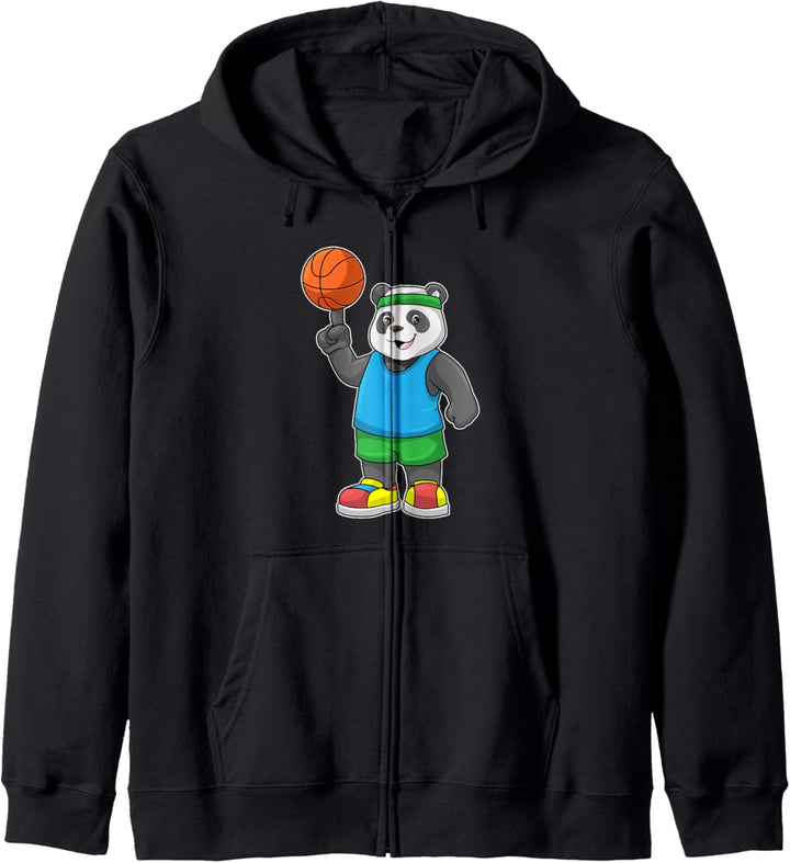 Panda Basketball Basketballspieler Sport Kapuzenjacke