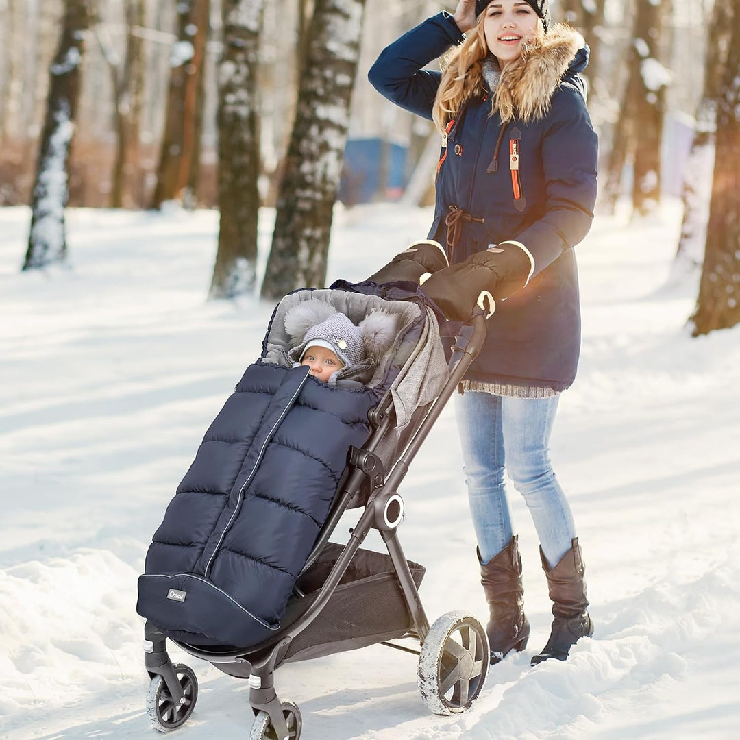 Orzbow Fusssack für Kinderwagen Buggy,Baby Fusssack Schlafsack,Babyfusssack für Babyschale,Winterfus