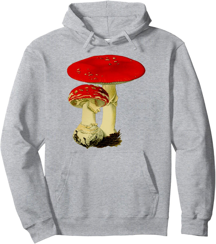 Pilz mit roter Kappe Pullover Hoodie