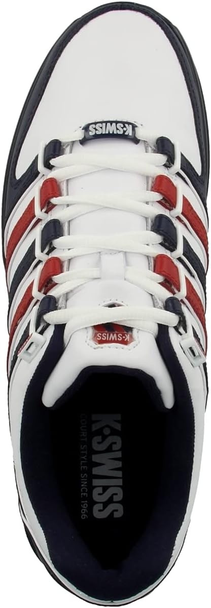 K-Swiss Herren Rinzler Sneaker 41 EU White Corporate, 41 EU White Corporate