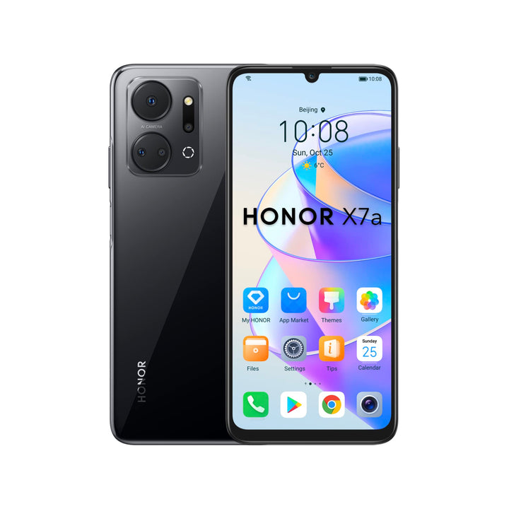 Honor X7a 128GB/4GB RAM Dual-SIM midnight-black, Schwarz Mitternacht, (5109AMLW) Mitternachtsschwarz