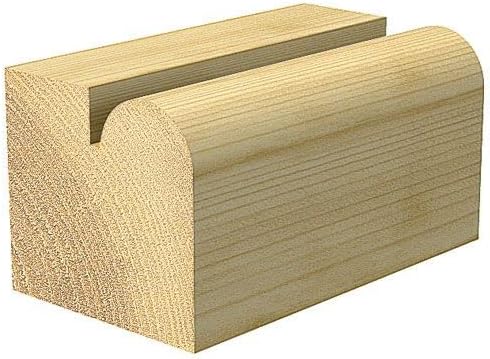 Trend CraftPro C215X1/4TC Fräser mit Kugellager-Ecken, 1/4-Zoll-Schaft, 31,9 mm Schnittdurchmesser,
