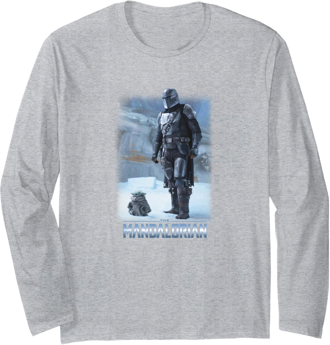 Star Wars: The Mandalorian & The Child Icy Portrait R12 Langarmshirt