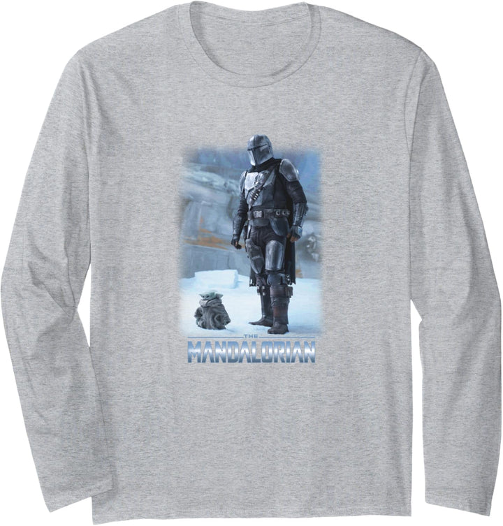 Star Wars: The Mandalorian & The Child Icy Portrait R12 Langarmshirt