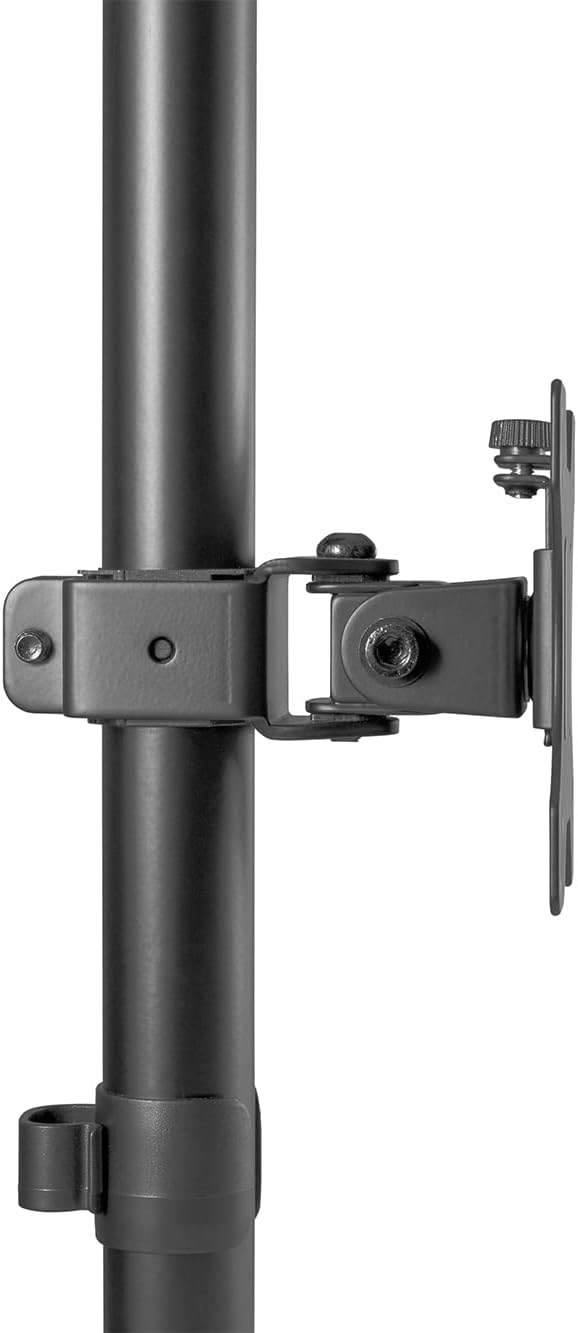 DIGITUS Monitorhalterung - Tischklemme - 2 Monitore - Vertikal - Bis 32 Zoll - VESA 75 und 100 - Sch