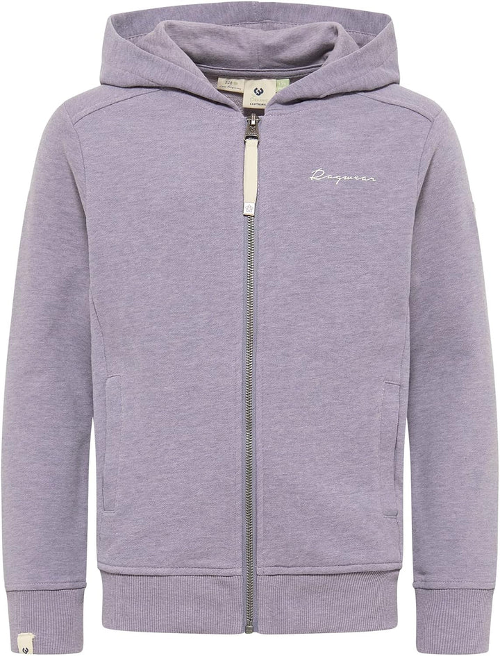 Ragwear Mädchen Sweatjacke oder Hose THEA ZIP ORGANIC Sweatshirt mit Kapuze und Reissverschluss Über
