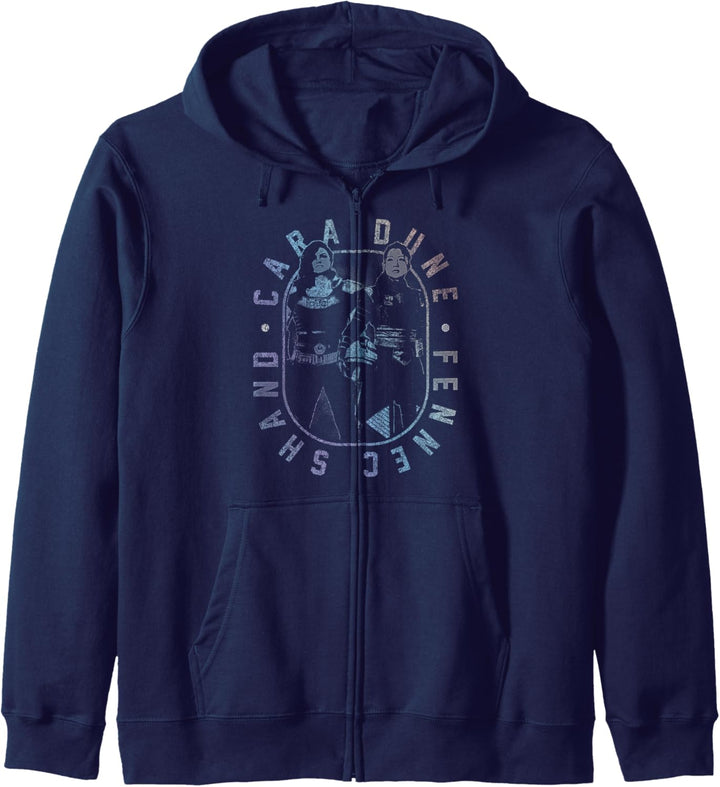 Star Wars: The Mandalorian Cara Dune & Fennec Shand Gradient Kapuzenjacke