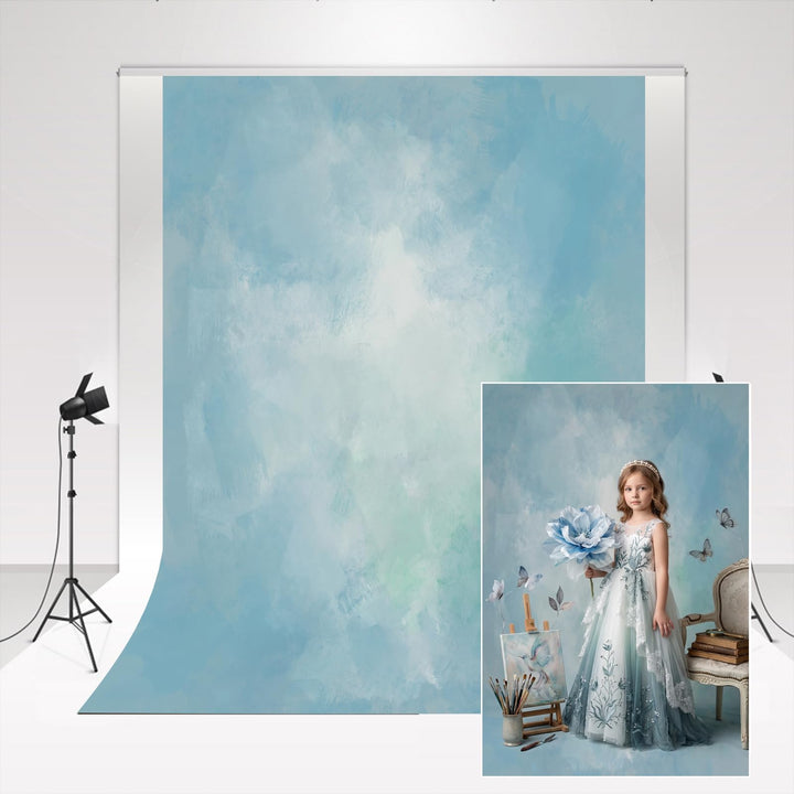 Kate Baby Blau Farbverlauf Kunst Fotostudio Hintergrund 1.5x2.2m/5x7ft 1.5x2.2m B1044538, 1.5x2.2m B