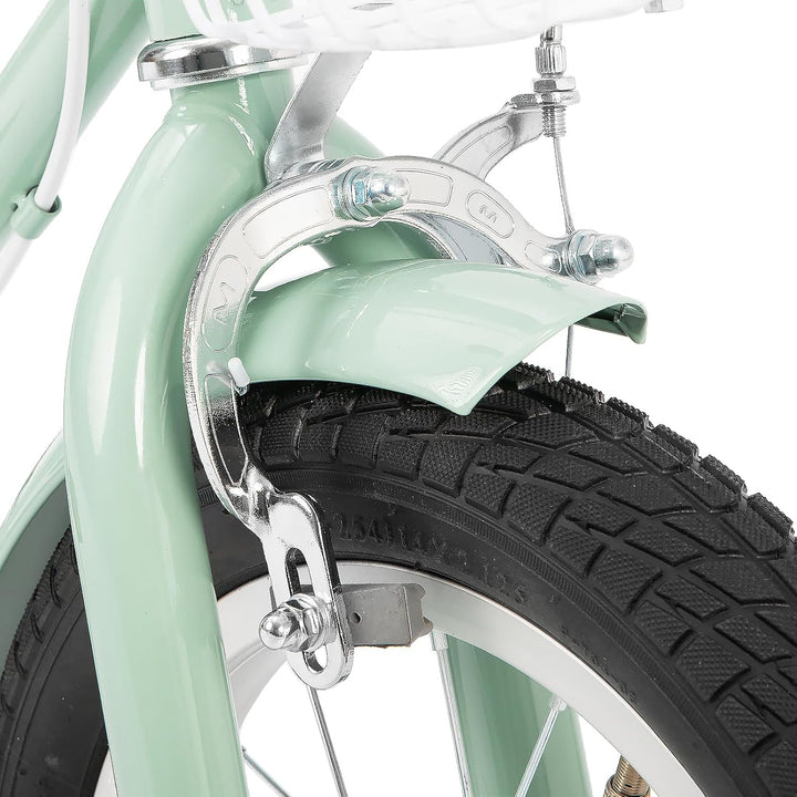 STITCH Bubble 12/14/16/18 Zoll Kinderfahrrad für 2-9 Mädchen Fahrrad, Mädchen Fahrrad mit Stabilisat