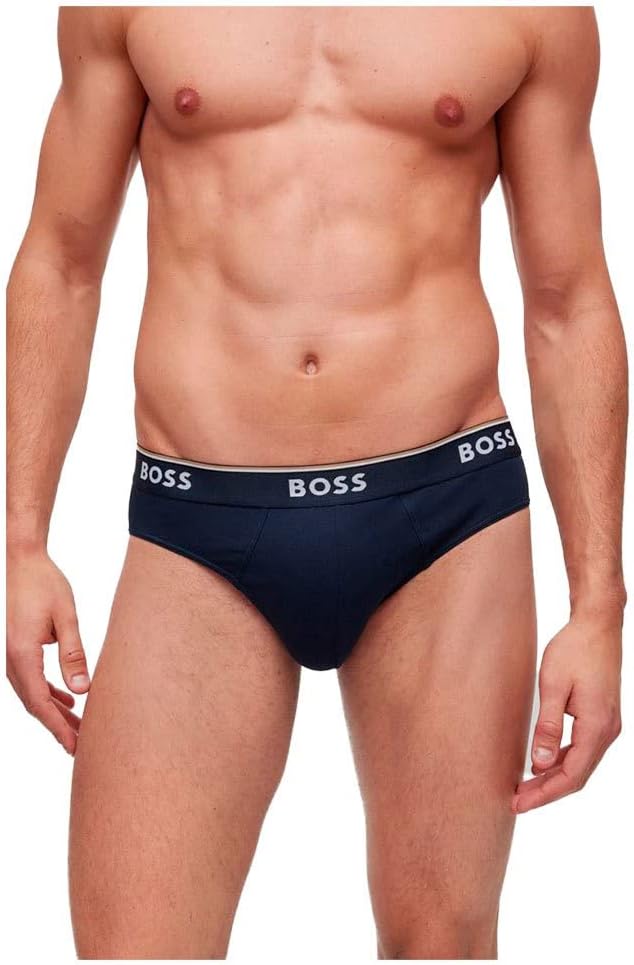 BOSS Herren Power Slips Briefs Unterhosen Cotton Stretch 3er Pack S Open Miscellaneous972, S Open Mi