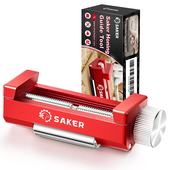 Saker Honing Guide Tool Upgraded – Schärfhalter und Schleifstein für kurze Holzbearbeitung, Meissel