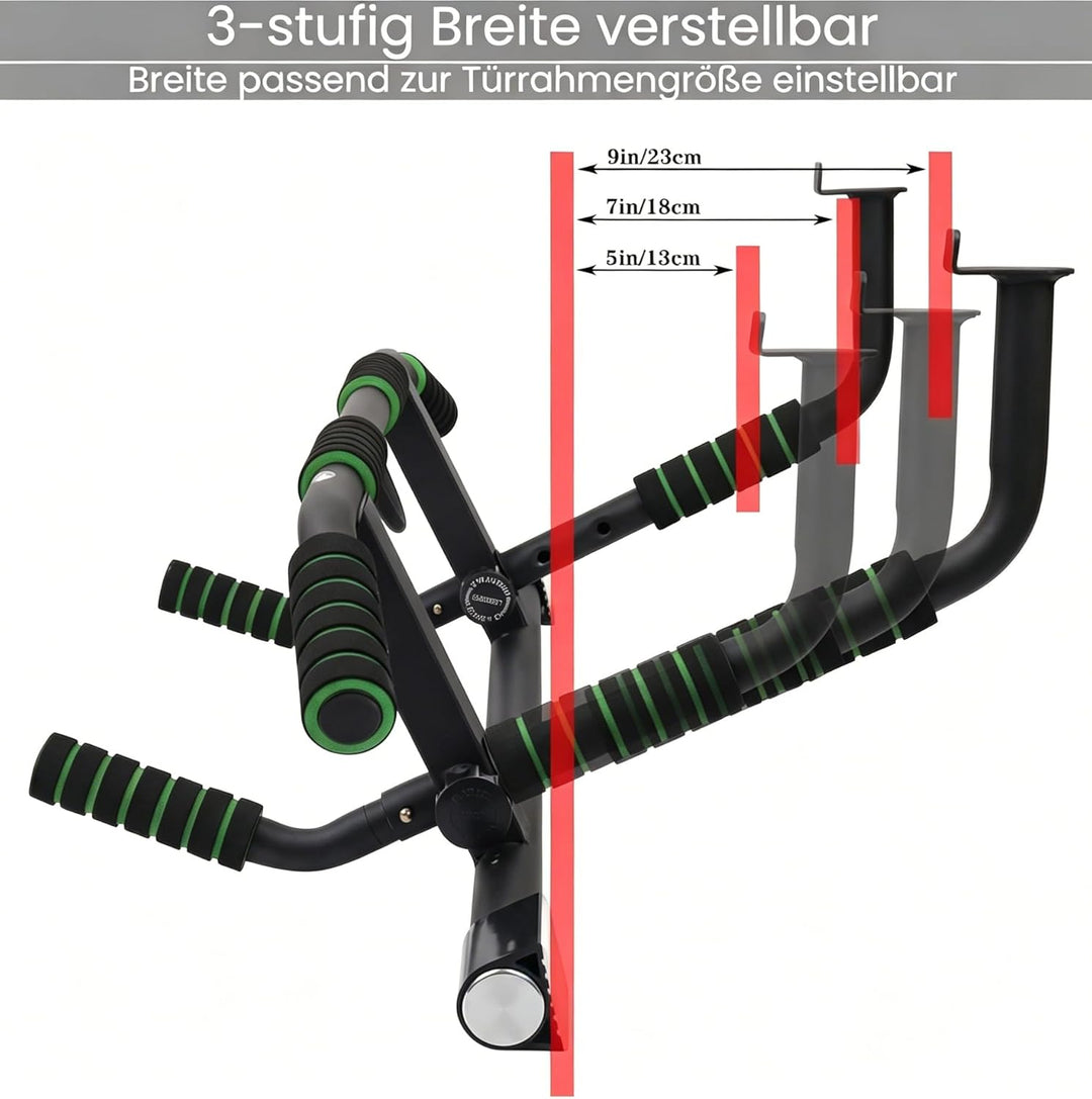 Klimmzugstange zum Einhängen– Multifunktionale Reckstange, die ohne Bohren und Schrauben im Türrahme