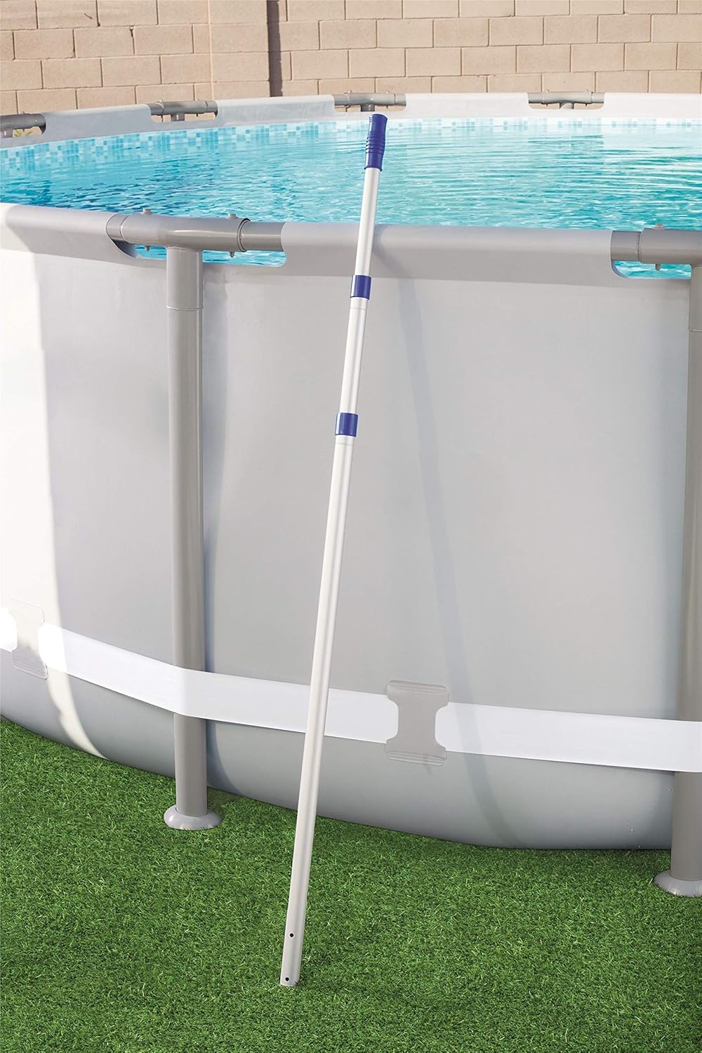 Bestway Flowclear Teleskop-Haltestiel für Flowclear Poolreinigungs-Accessoires, ab 18 Jahren, Enthäl