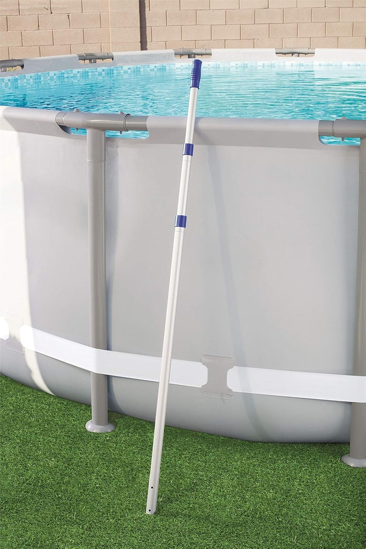 Bestway Flowclear Teleskop-Haltestiel für Flowclear Poolreinigungs-Accessoires, ab 18 Jahren, Enthäl