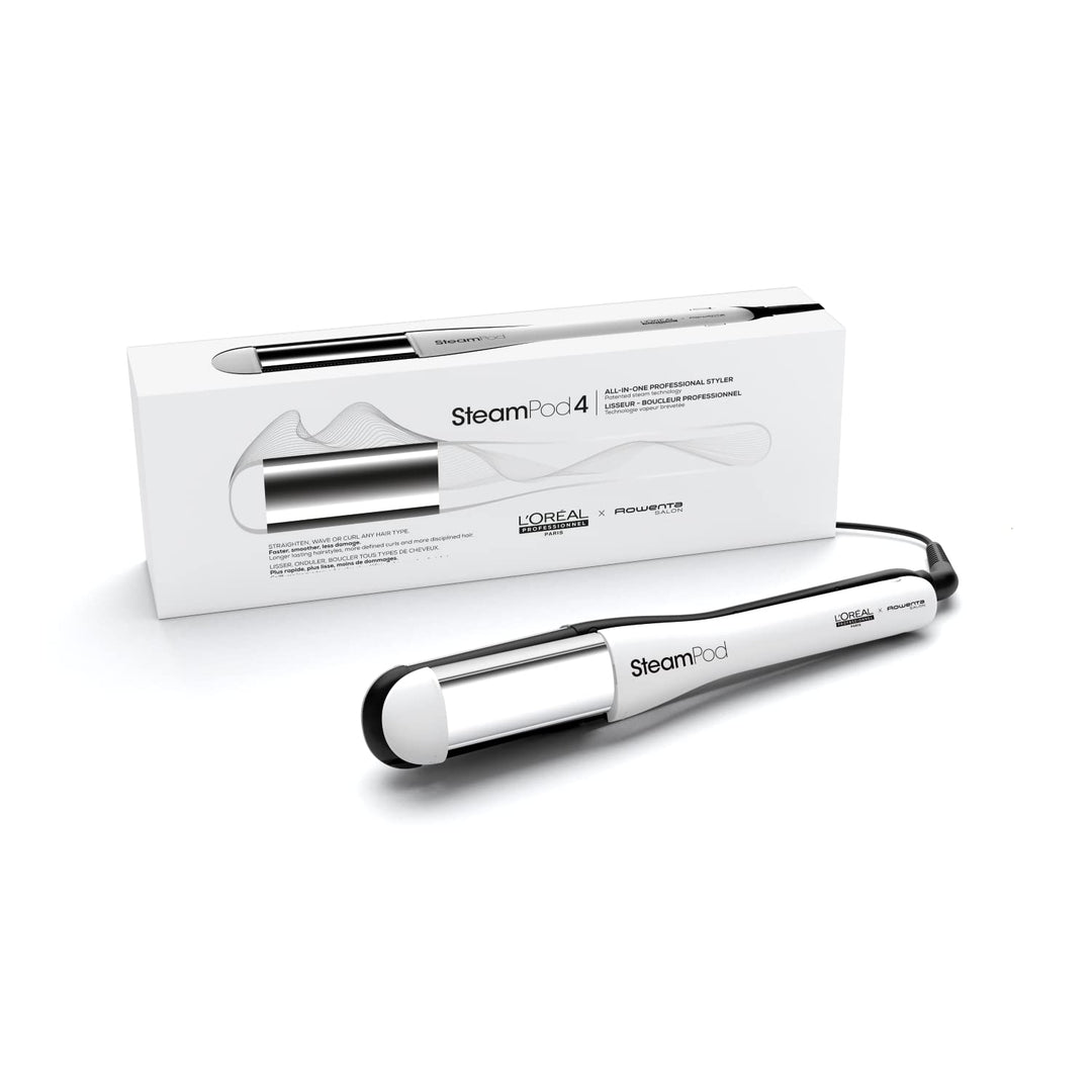 STEAMPOD 4 – Glätteisen mit Dampf-Lockenstab – 95% weniger Schäden – 3 x + schnelles Styling – 3 Tem