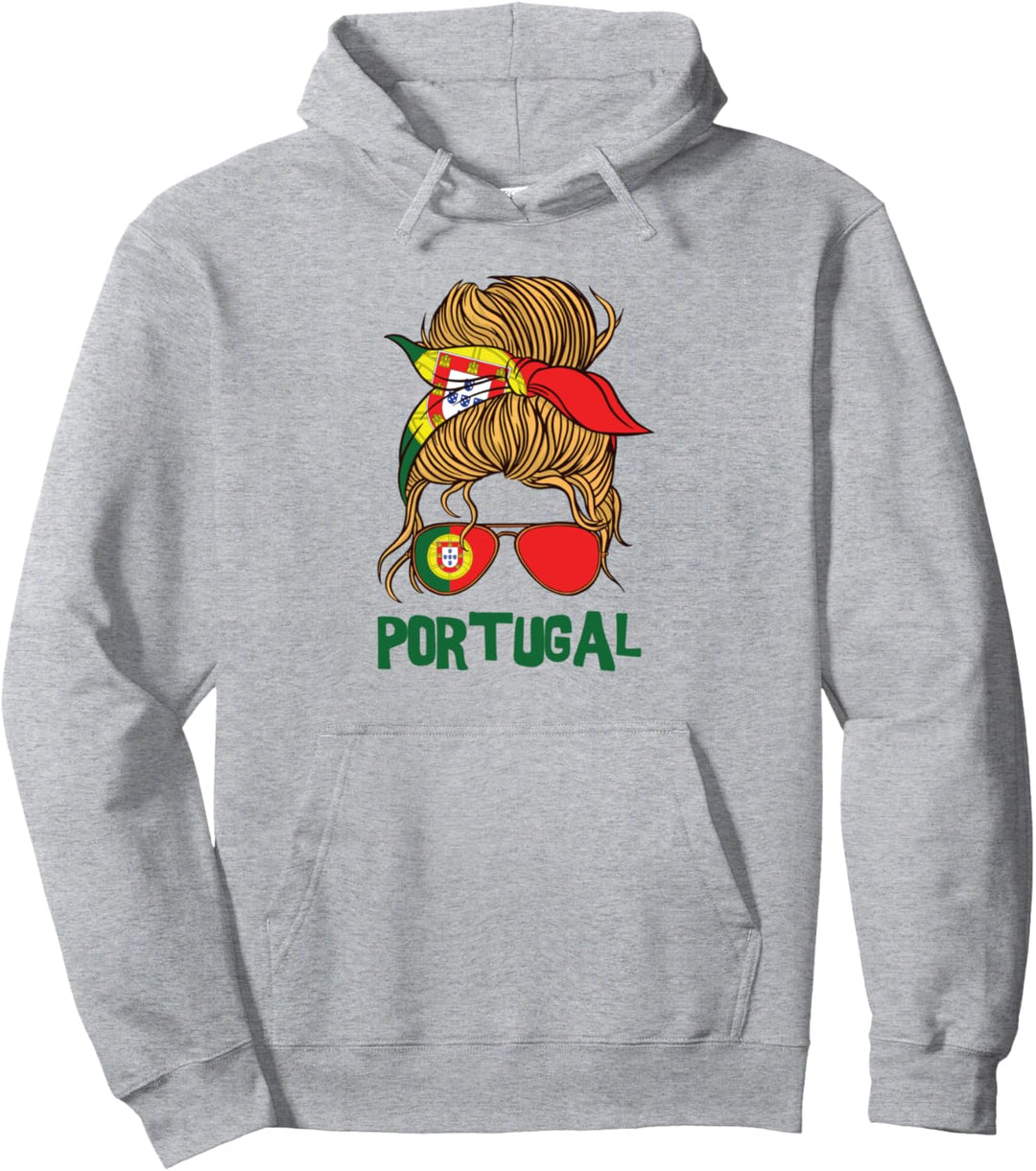 Portugal For Girl Portugiesische Flagge für Frauen Portugal Pullover Hoodie