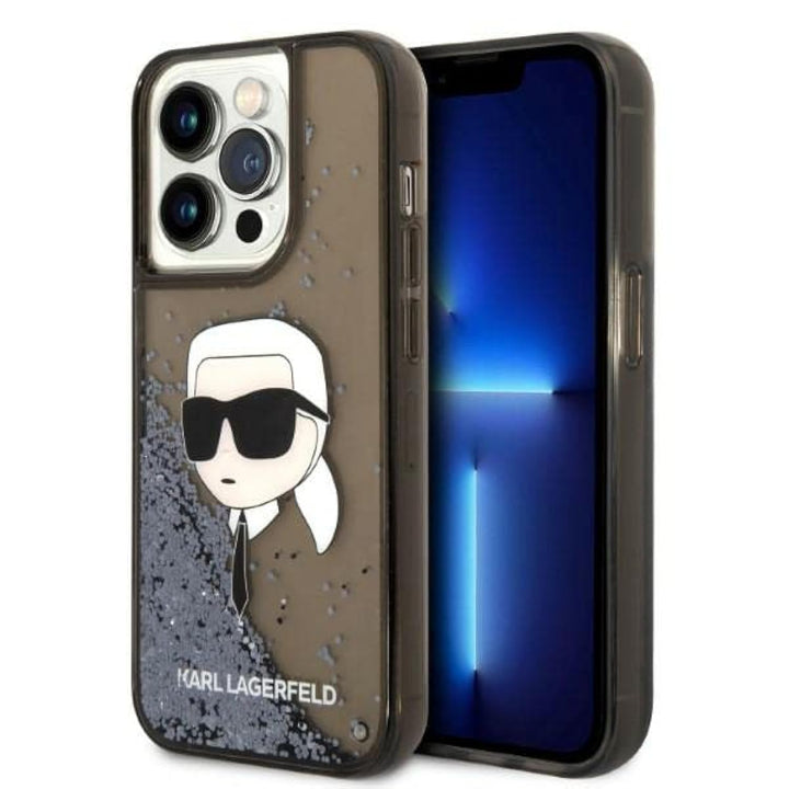 KARL LAGERFELD KLHCP14XLNKHCK Hülle für iPhone 14 Pro Max 6,7" Schwarz hardcase