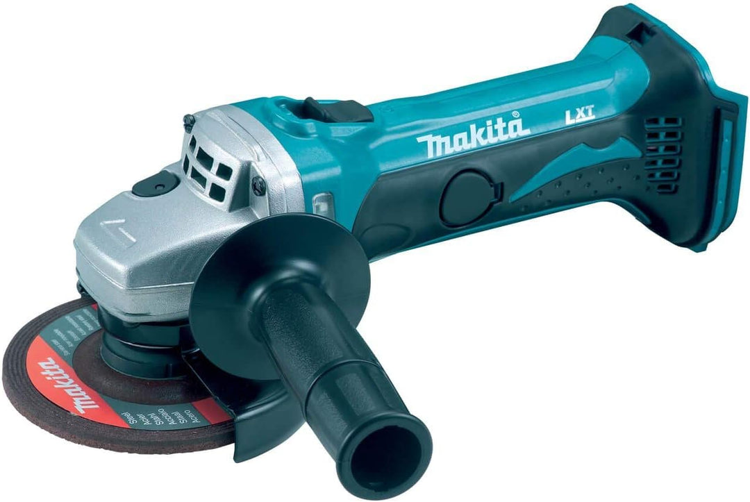 Makita Akku-Winkelschleifer, (18 V im Makpac mit 2 Akkus 4,0 Ah + Ladegerät), DGA452RMJ, im MAKPAC m