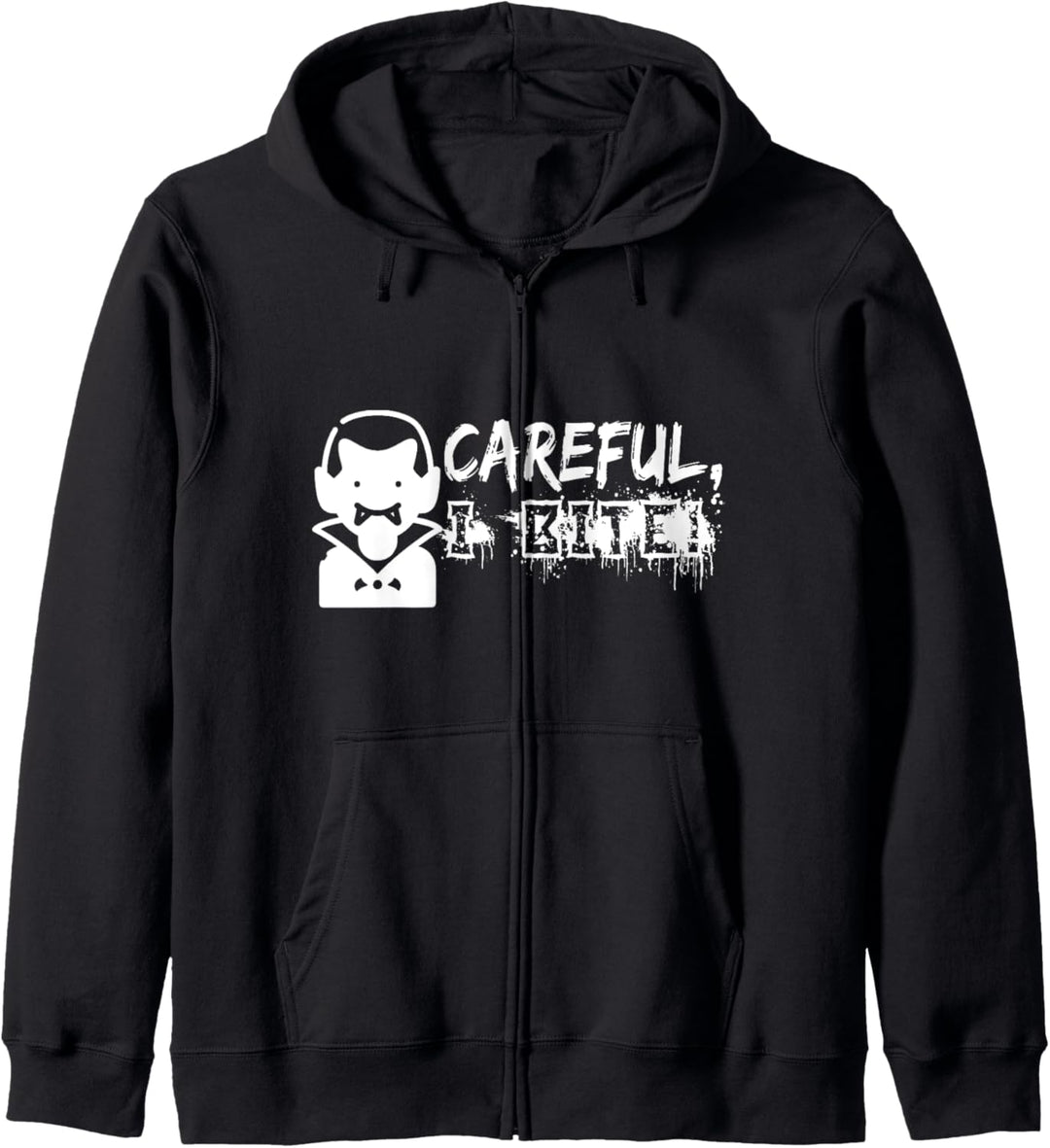 Careful I Bite - Vampir Halloween Funny Kapuzenjacke