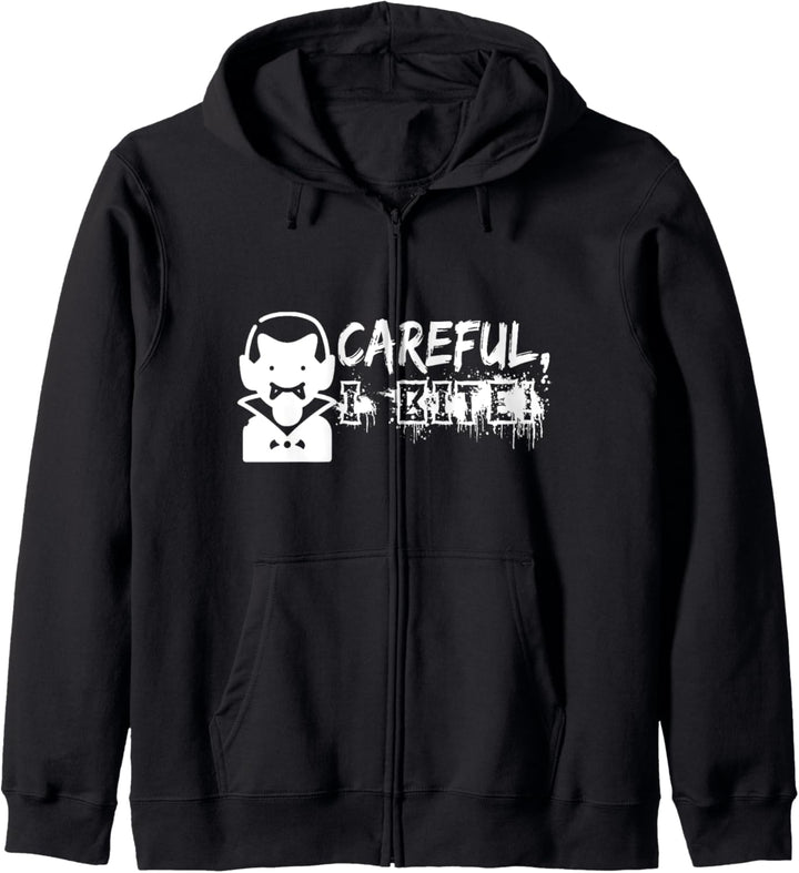 Careful I Bite - Vampir Halloween Funny Kapuzenjacke