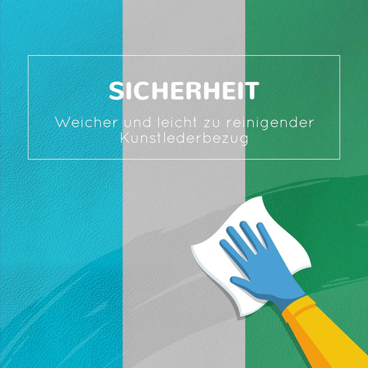 HOMCOM 5 TLG. Schaumstoff Bausteine Kinder Softbausteine Klettern Bauklötze Weiche Schaumstoffbauste
