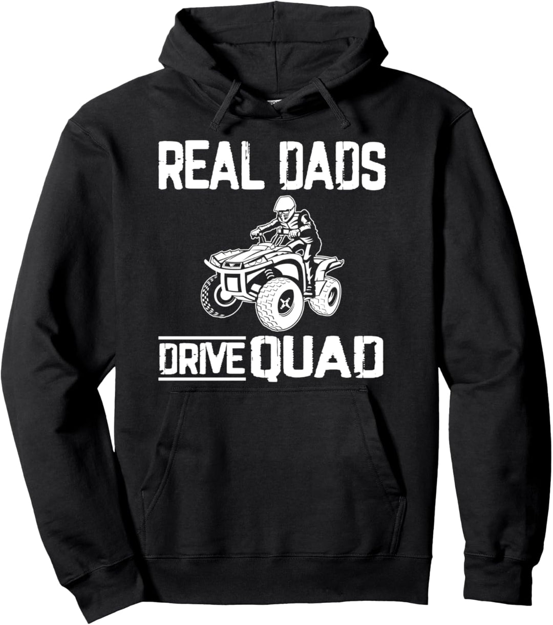 Quad Papa Motorcross Biker Pullover Hoodie