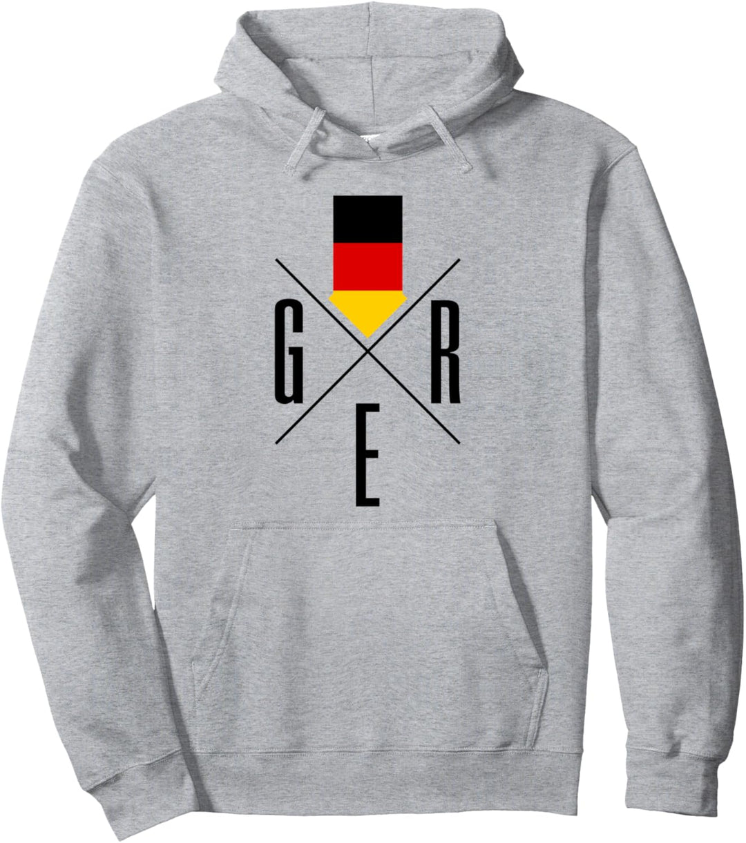 Deutschland Fan GER Deutsche Flagge Sport Fussball Geschenk Pullover Hoodie