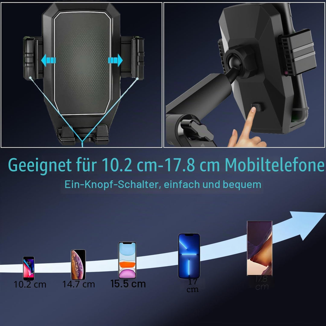 Topsolar Handyhalterung LKW Man Handyhalterung Auto Handy Halterung für LKW,Armaturenbrett Windschut