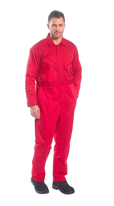 Portwest Overall Liverpool, Grösse: XL, Farbe: Rot, C813RERXL XL Rot, XL Rot