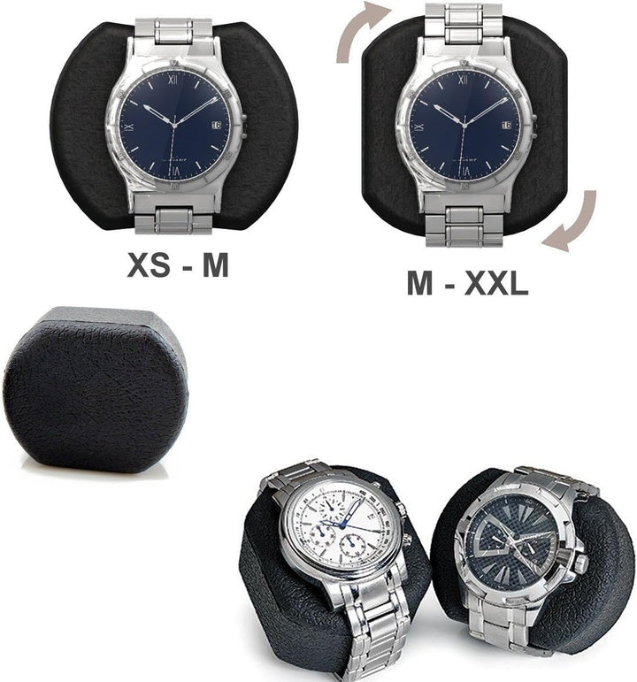 Erweiterbarer Uhrenbeweger für 3 Uhren Boxy CARBON EDITION PRO3 Base MED - Neueste Kollektion 2024