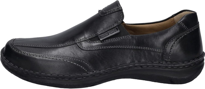 Josef Seibel Herren Slipper Anvers 67,Weite K (Extra weit),Wechselfussbett 39 EU Weit Schwarz, 39 EU