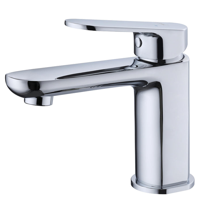 Krobec Einhebelmischer wasserhahn bad,waschtischarmatur mit Wassersparfunktion,wasserhahn gäste wc,c