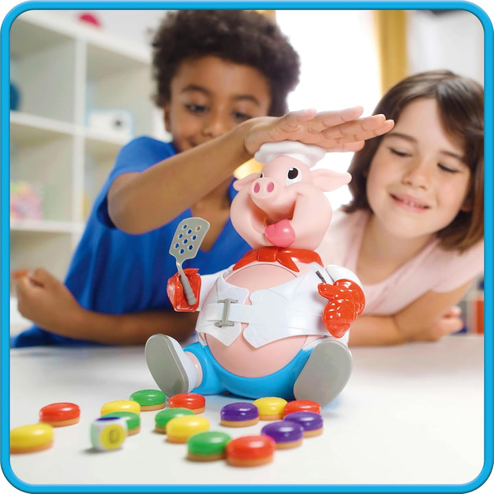 Goliath Schweine Schwarte - Lustiges Kinder-Brettspiel ab 4 Jahren, Füttere den Schweinchen und verm