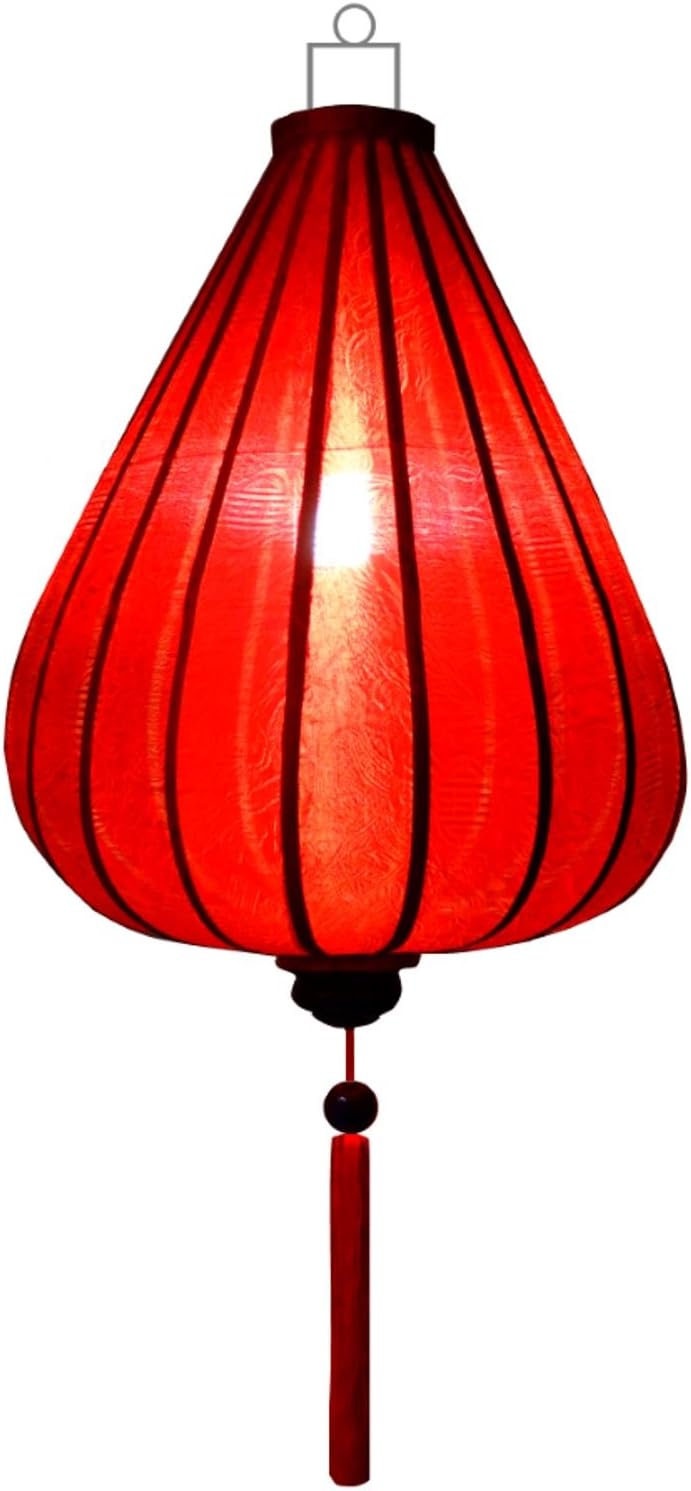 Lampionsenzo Chinesische Lampion Tropfen Rot by