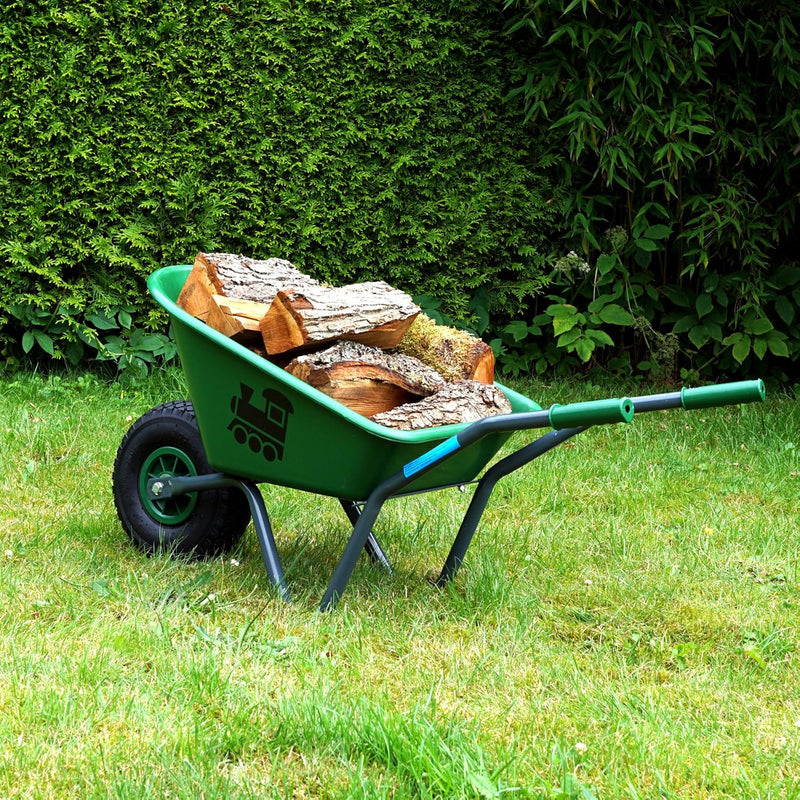 Kinderschubkarre Schiebkarre Metallschubkarre Gartenkarre Diverse Motive Lokomotive Feuerwehr Prinze