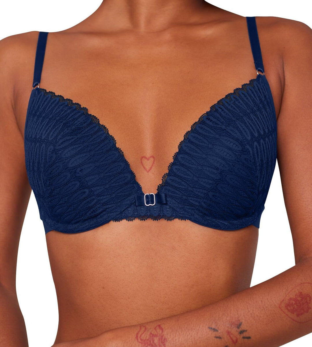 Triumph - Aura Spotlight T - Damen - Push-Up BH - schmale Träger - mit Bügel 70B Deep Water, 70B Dee